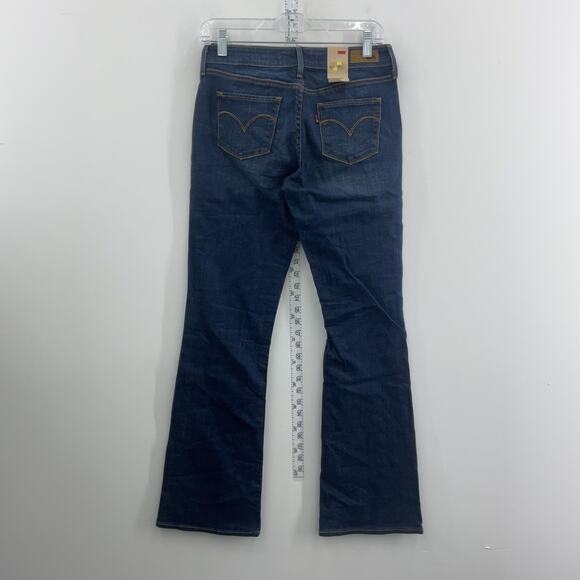 Levi's Bootcut Curvy Jeans Women Size 4 Faded Denim Blue Cotton NWT - Picture 2 of 5